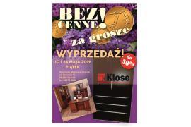 <b>KIERMASZ MEBLI KLOSE <br>- WYPRZEDAŻ (10 i 24 maja) <br>Taniej o nawet 50%!!! (FOTO)</b>