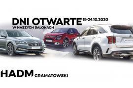 <b>Dni otwarte 19-24 października w salonach KIA i Skoda HADM Gramatowski w Starogardzie Gd.</b>